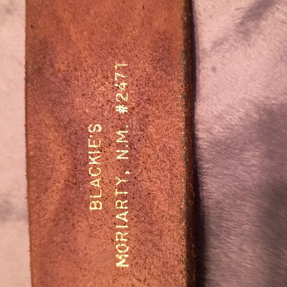 Copper Belt With Faux Turquoise Men's - Picture 5 of 6
